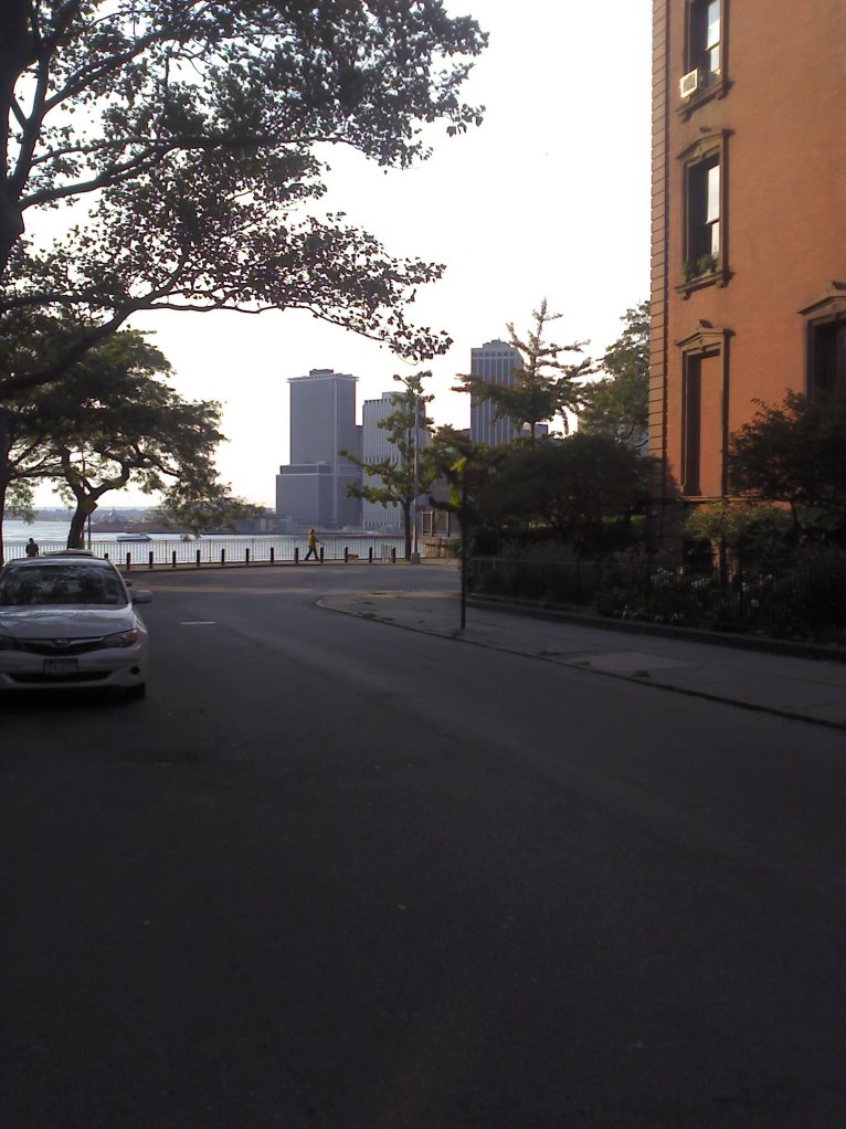 Brooklyn Heights Promenade seen from Mailers house