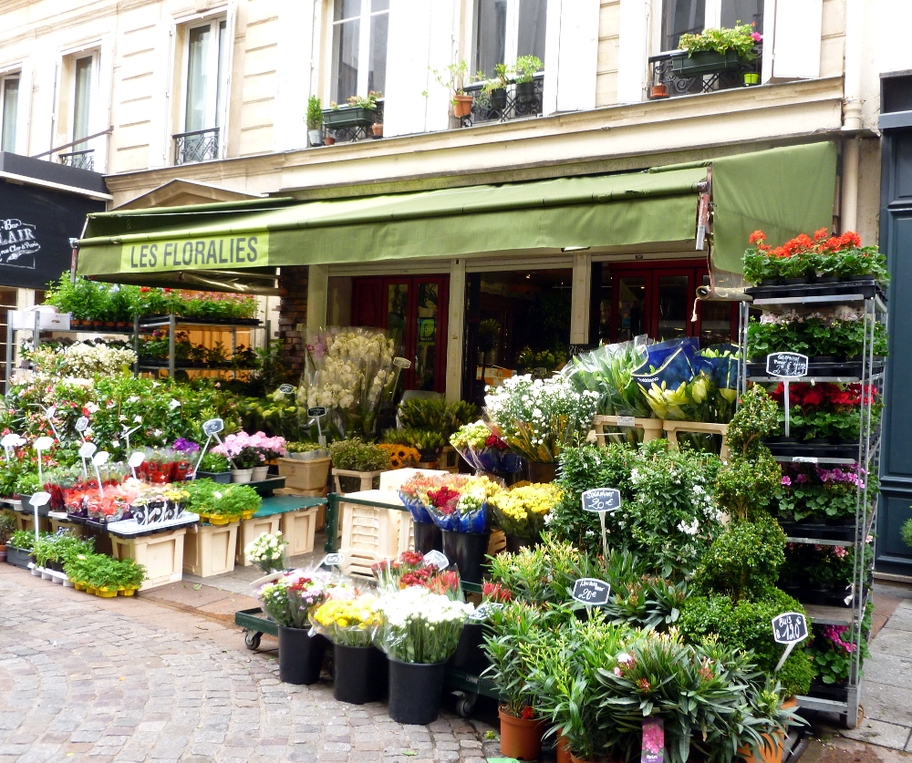 Flowers at Rue Cler