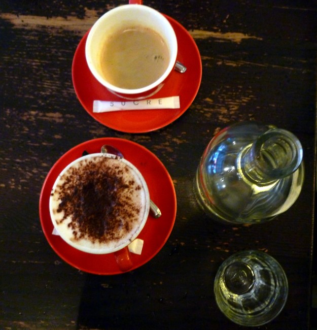 Rue Cler Capuccino and Cafe Americain