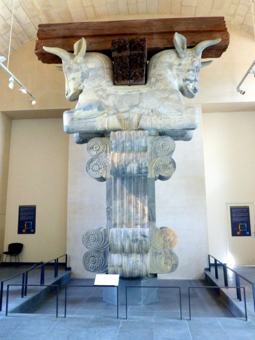 From  a column at the audience hall of the palace of Darius the First (510 BC).