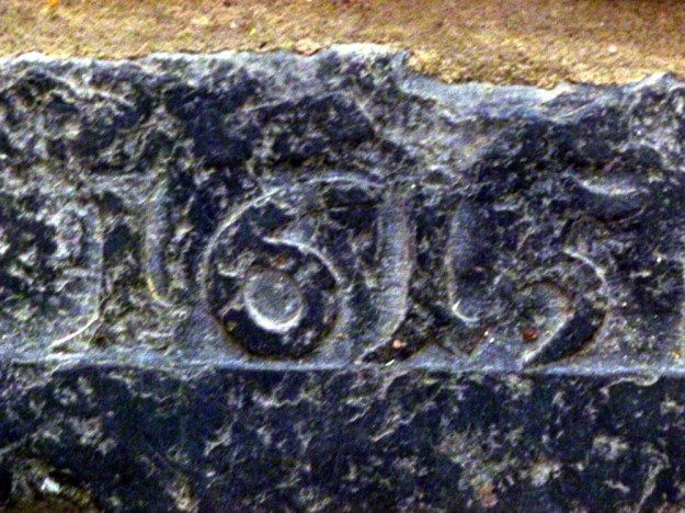 the tombstone from 1813
