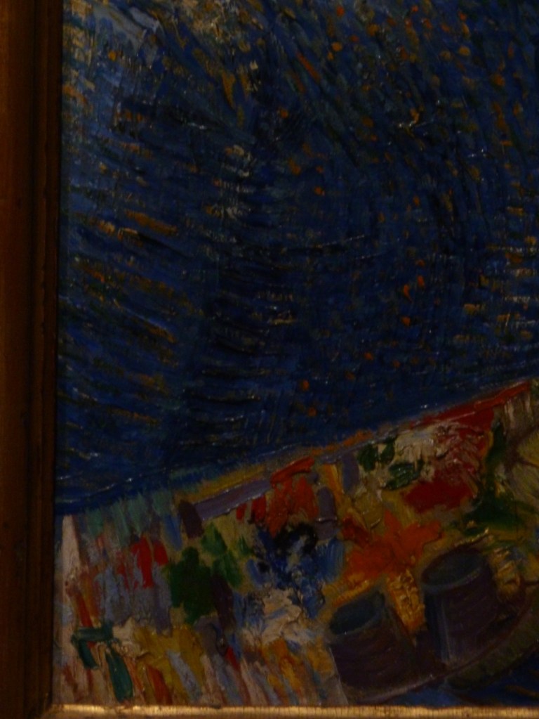 Van Gogh Self Portrait using a field easel detail palette