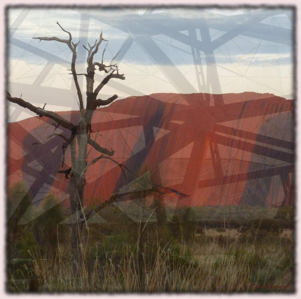 Australia with ragged edge signed