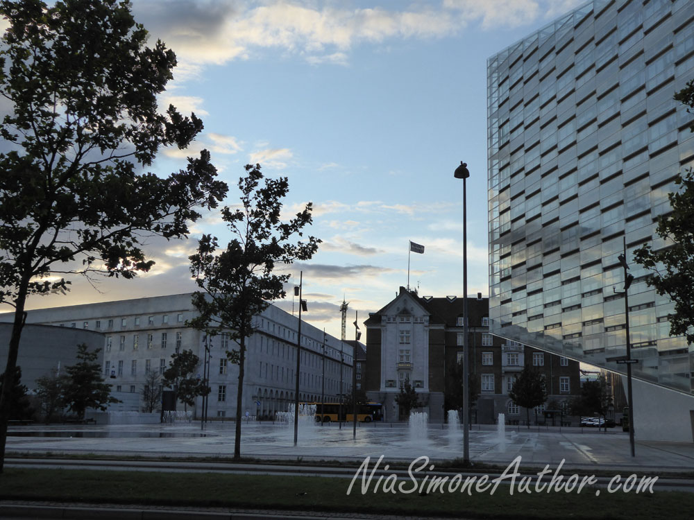 Copenhagen, the gall in the sky in the background is in Tivoli Gardens