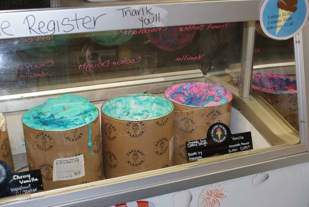 Ice cream at Packer Orchards