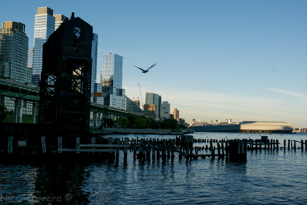 Early morning on the Hudson River