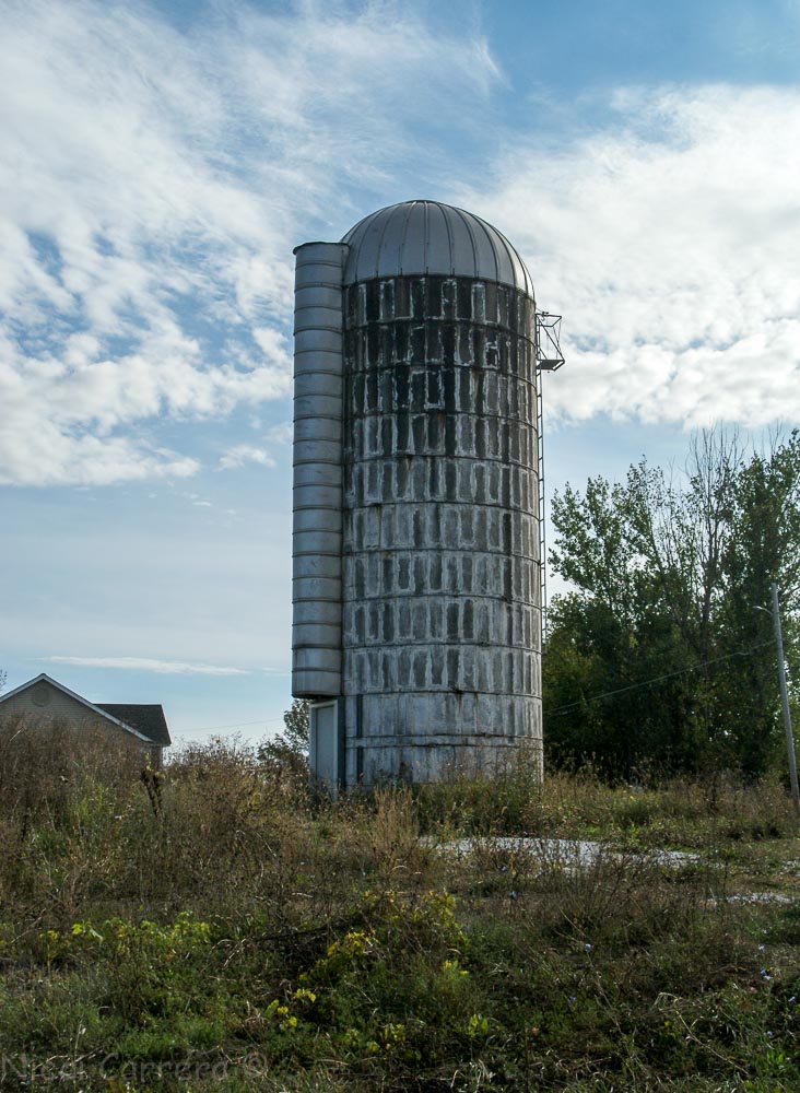 Silo in near Vergennes Vermont