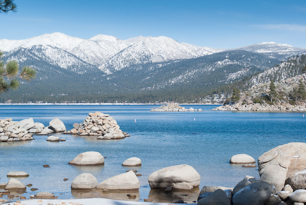 Staircase at Sand Harbor Lake Tahoe