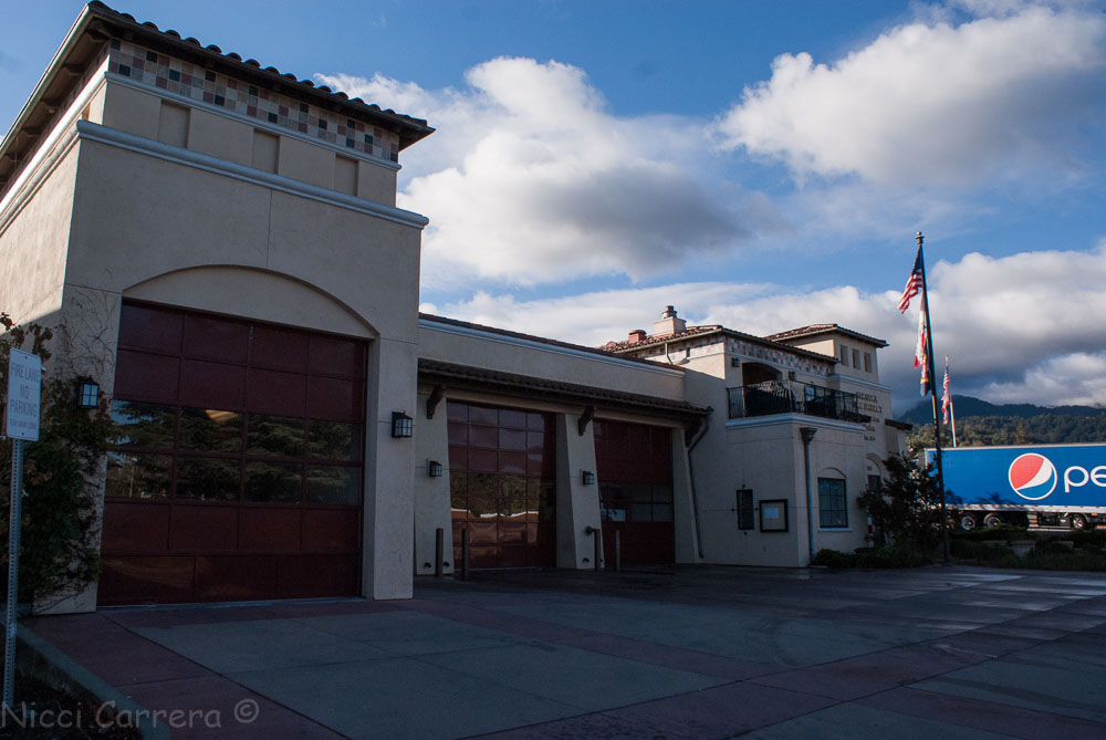 Saratoga fires tation and a Pepsi truck