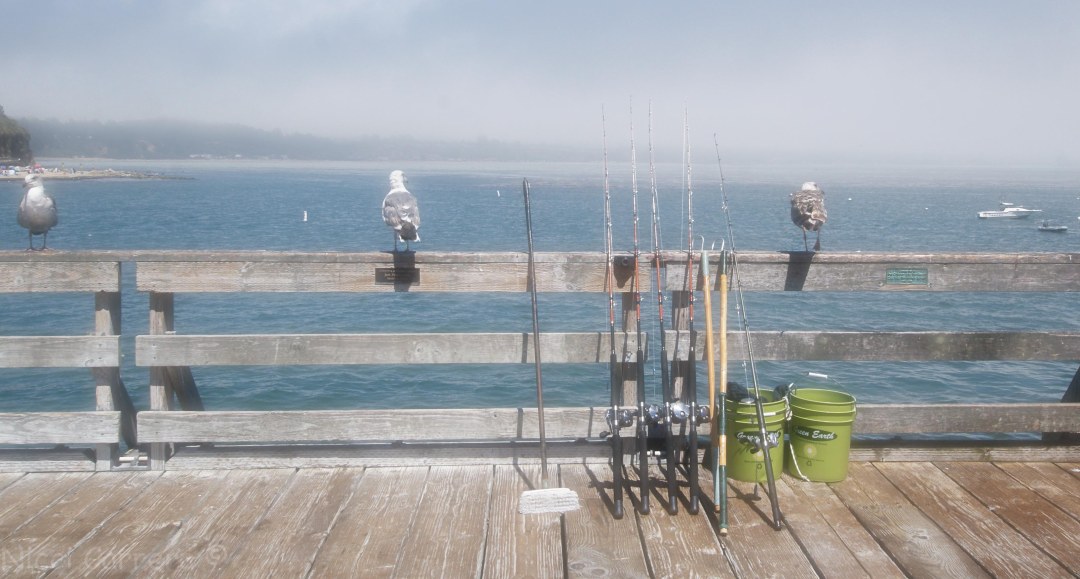 Waiting to fish, Capitola pier