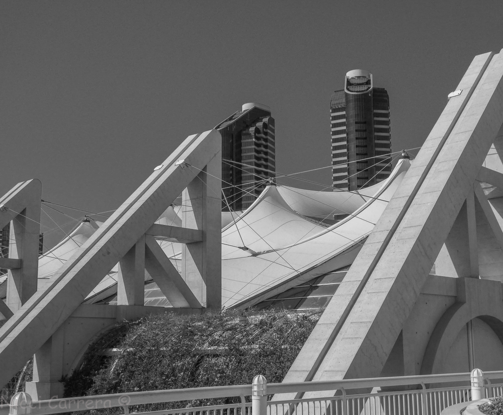 Convention Center San Diego Monochrome